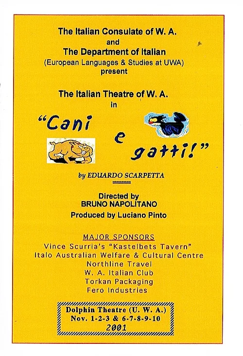 Cani e gatti poster
