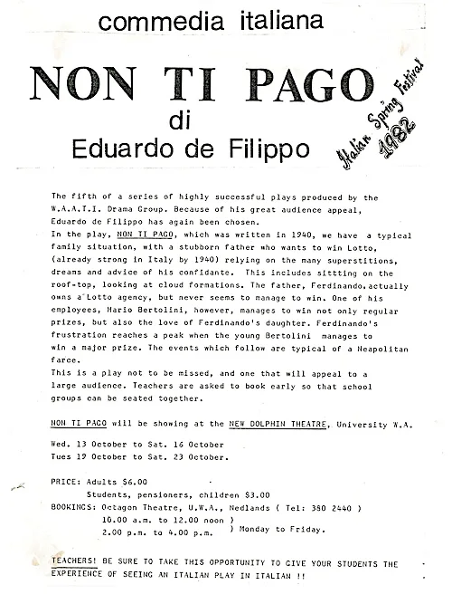 Non ti pago! poster